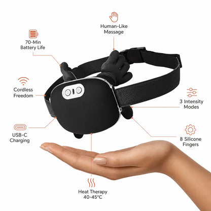 Furlow™ Hands Free Pet Massager